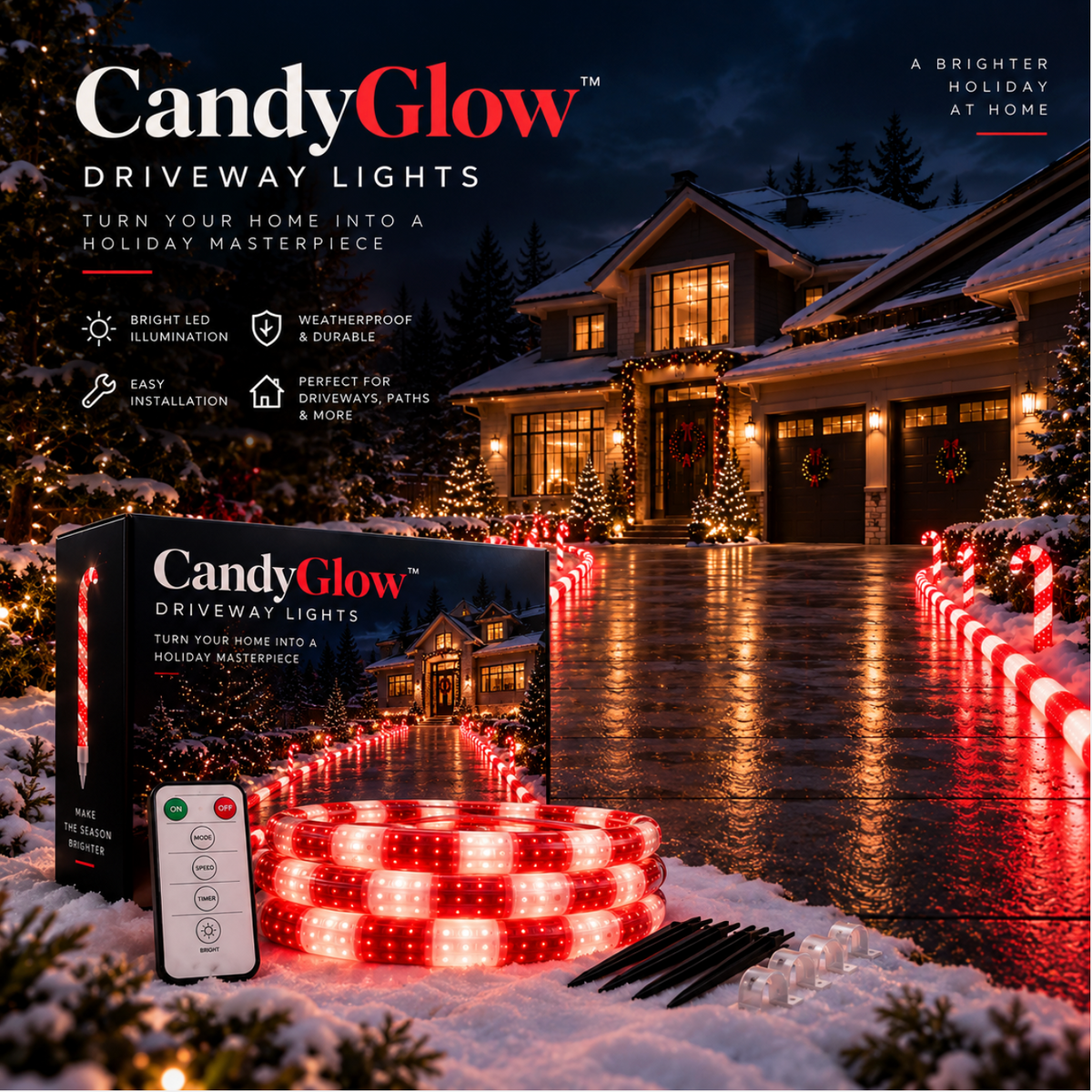 MerryGlow™ — Animated Tree Lights